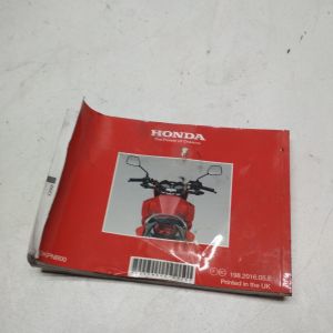 Honda – CBF125 – 2015 à 2019 – Manuel du propriétaire (origine)